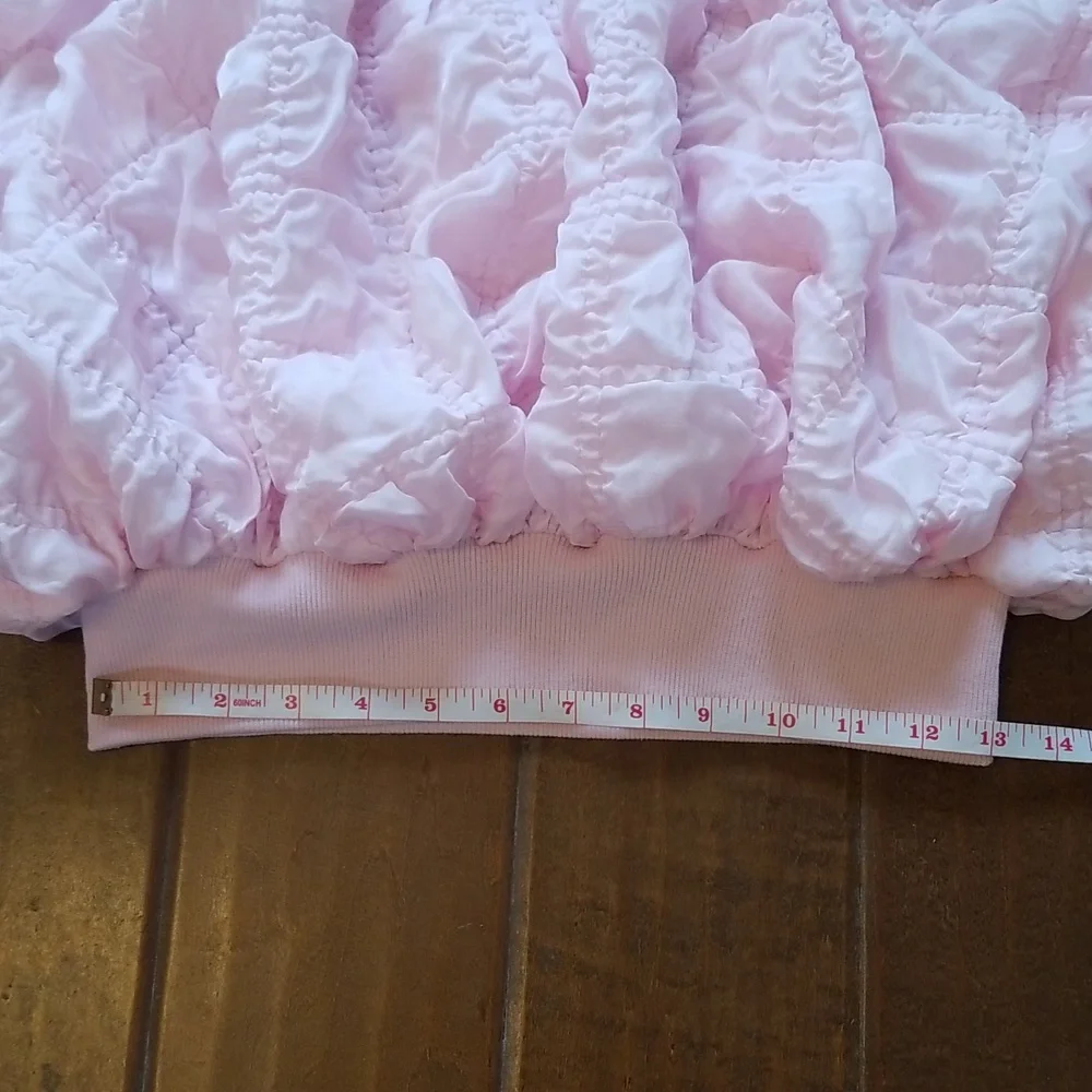 Jj's Fairyland Flourish In Frills Shortsleeve Pink Crop Top - Picture 7 of 12